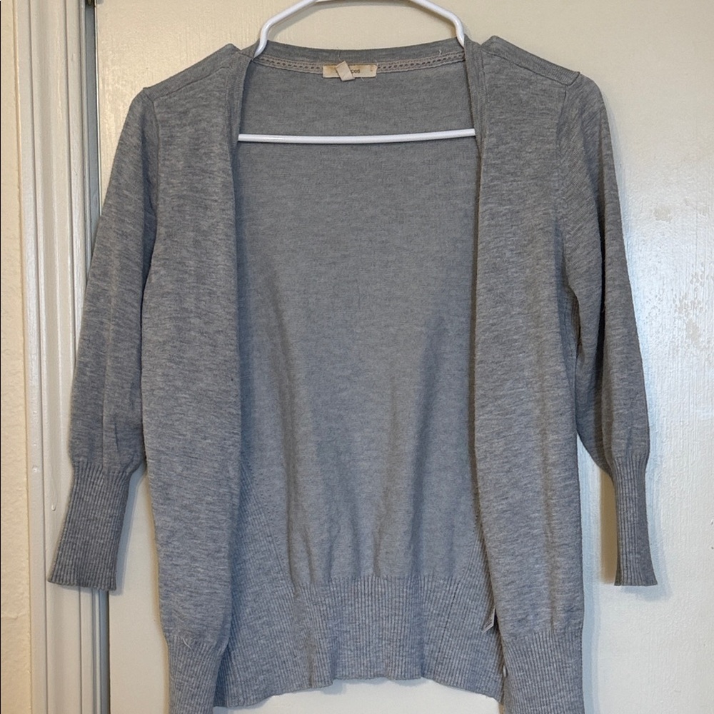 Maurices Light Gray Women's Cardigan